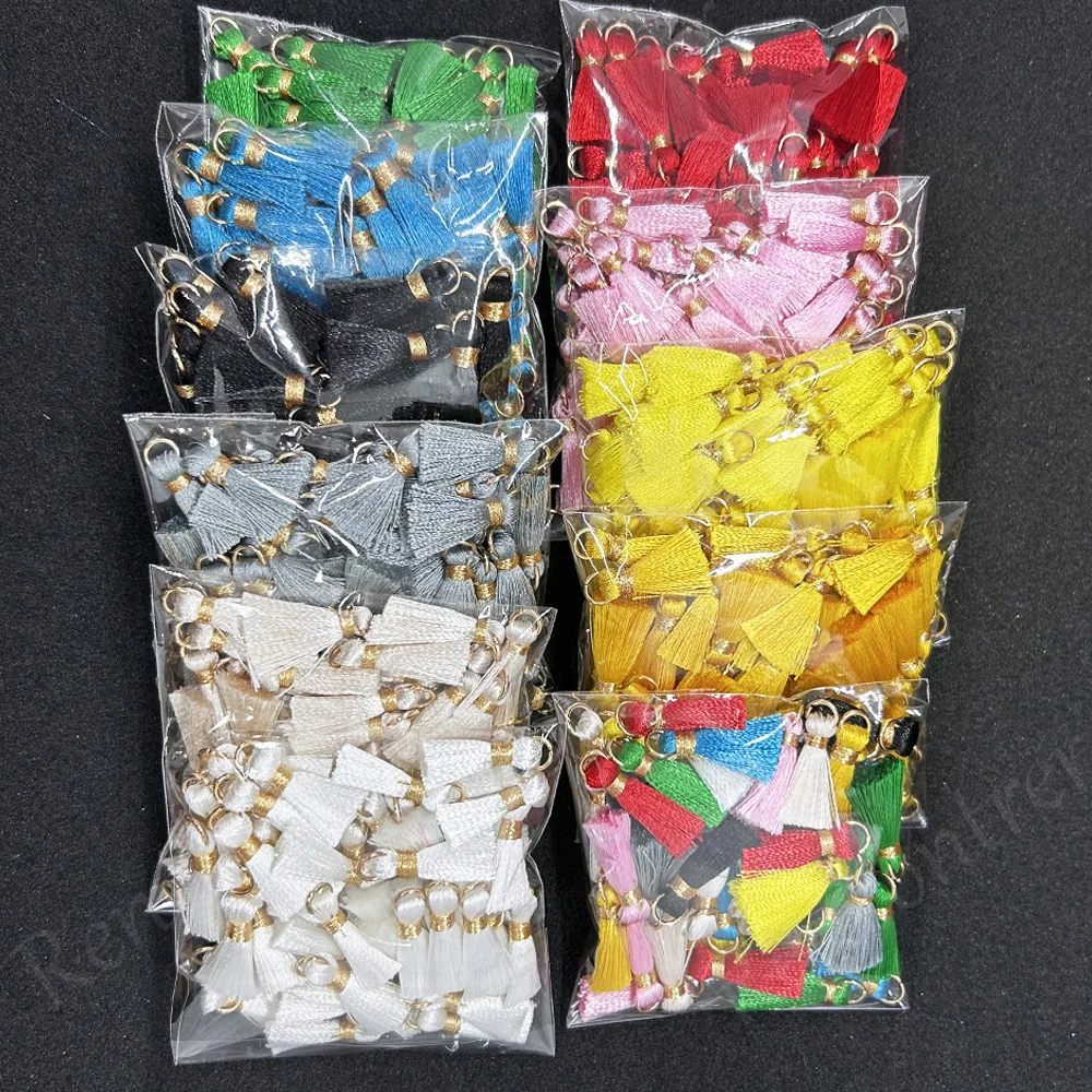 10pcs/50pcs 20mm Mini Metal Tassel Pendant Ring DIY Craft Jewelry Earrings Decor Materials Fringe tassel fringe,metal pendant,mini metal pendant,mini tassels,tassel accessories,metal jewelry pendant,tassel decoration