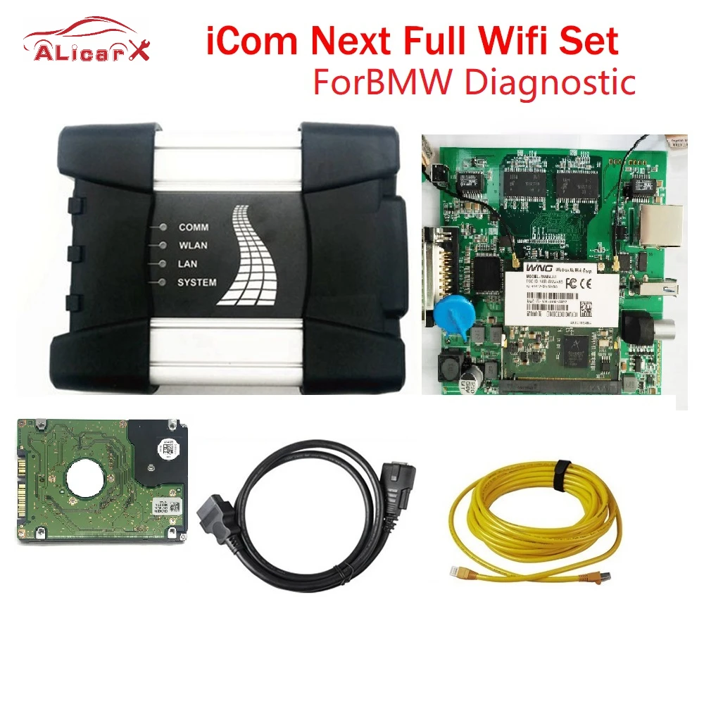 V2024-03 Icom Next Wifi Icom Forbmw Strumento Di Programmazione Diagnostica Per Auto Per Mini Cooper Car Scanner Icom Software Più Recente Installato