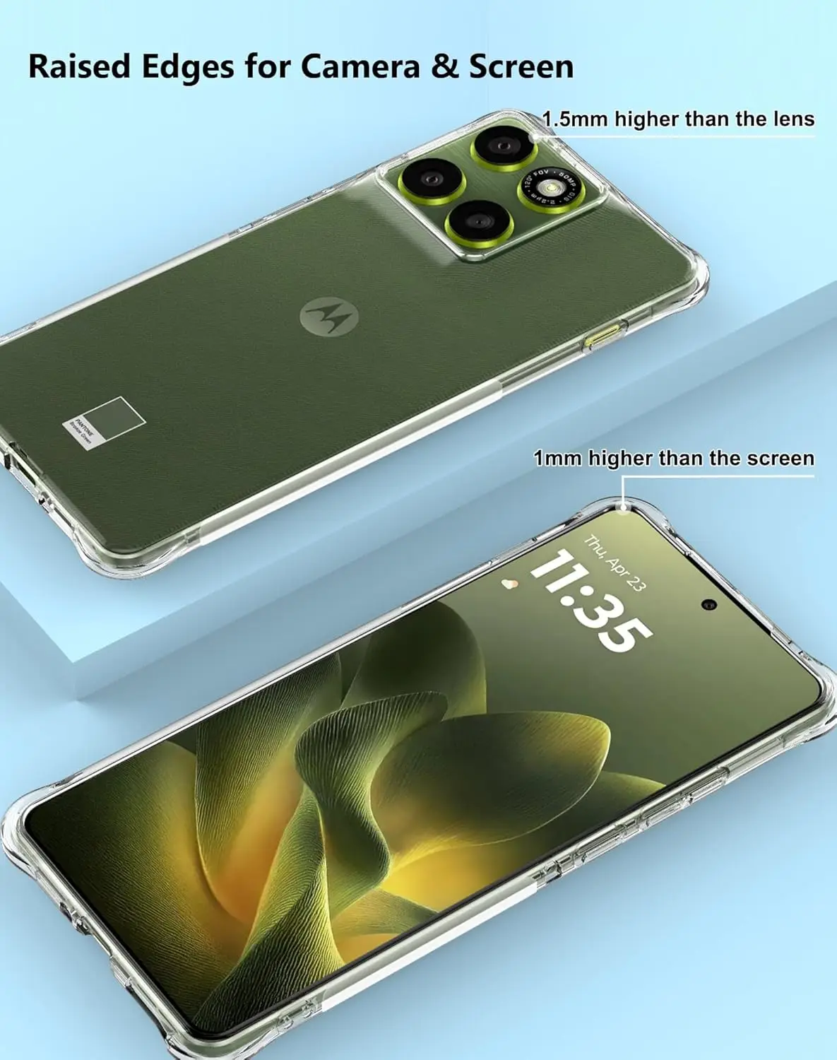 Reinforced Corner Clear Shockproof TPU Case with Camera Protection