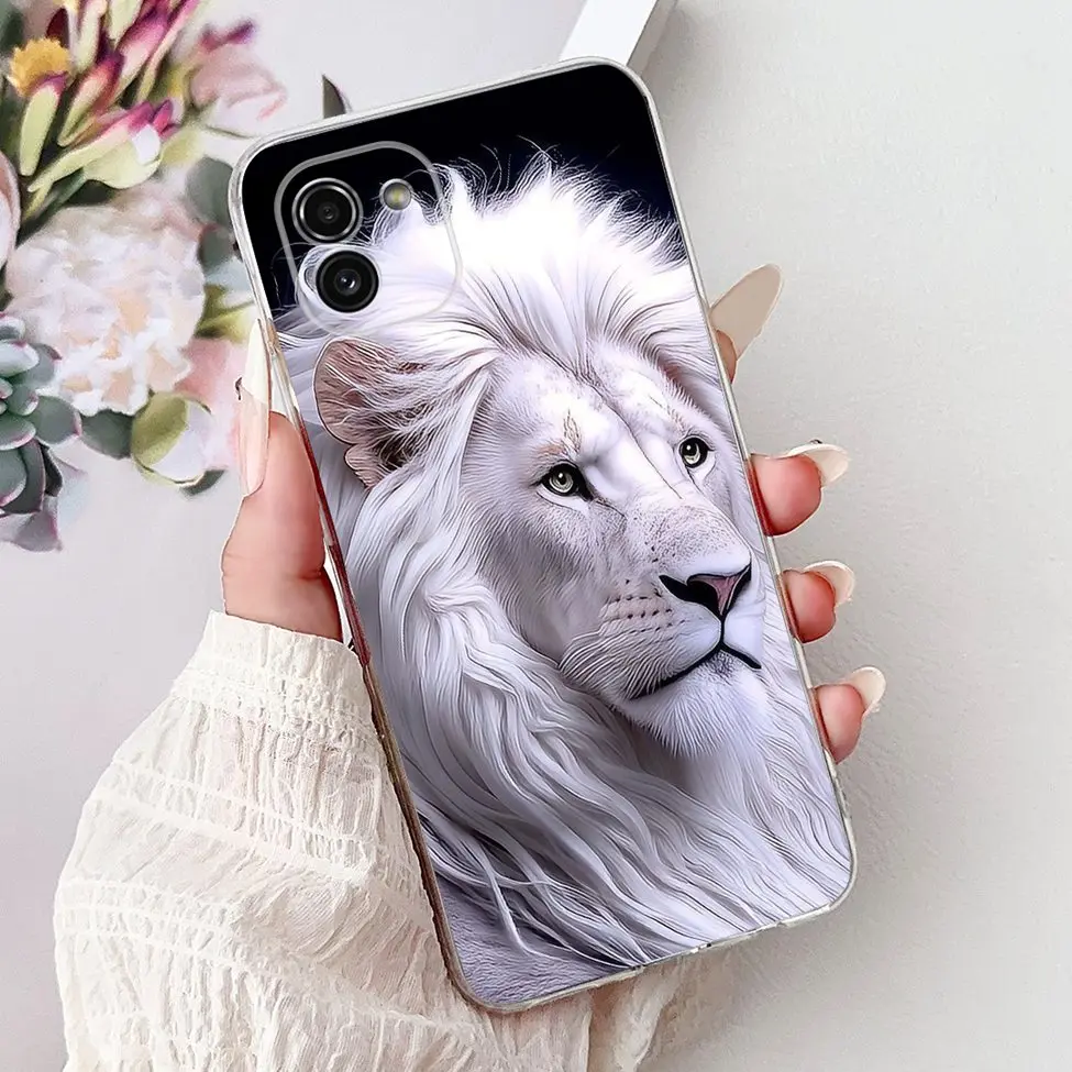 Clear Luxury Flower Painted Phone Case - Cute and Funny Design Cover