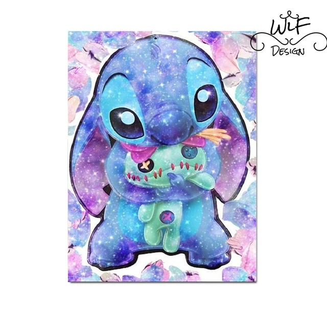 Disney Watercolor Lilo & Stitch Stitch Aesthetic Home Room Decoration Door  sticker Quality door decoration Wall Sticker posters - AliExpress