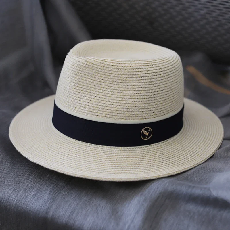Sun Hat Sun Protection Hat Natural Panama Soft Shaped Straw Hat Summer Women/Men Wide Brim Beach Sun Cap UV Protection Fedora Birthday Gift