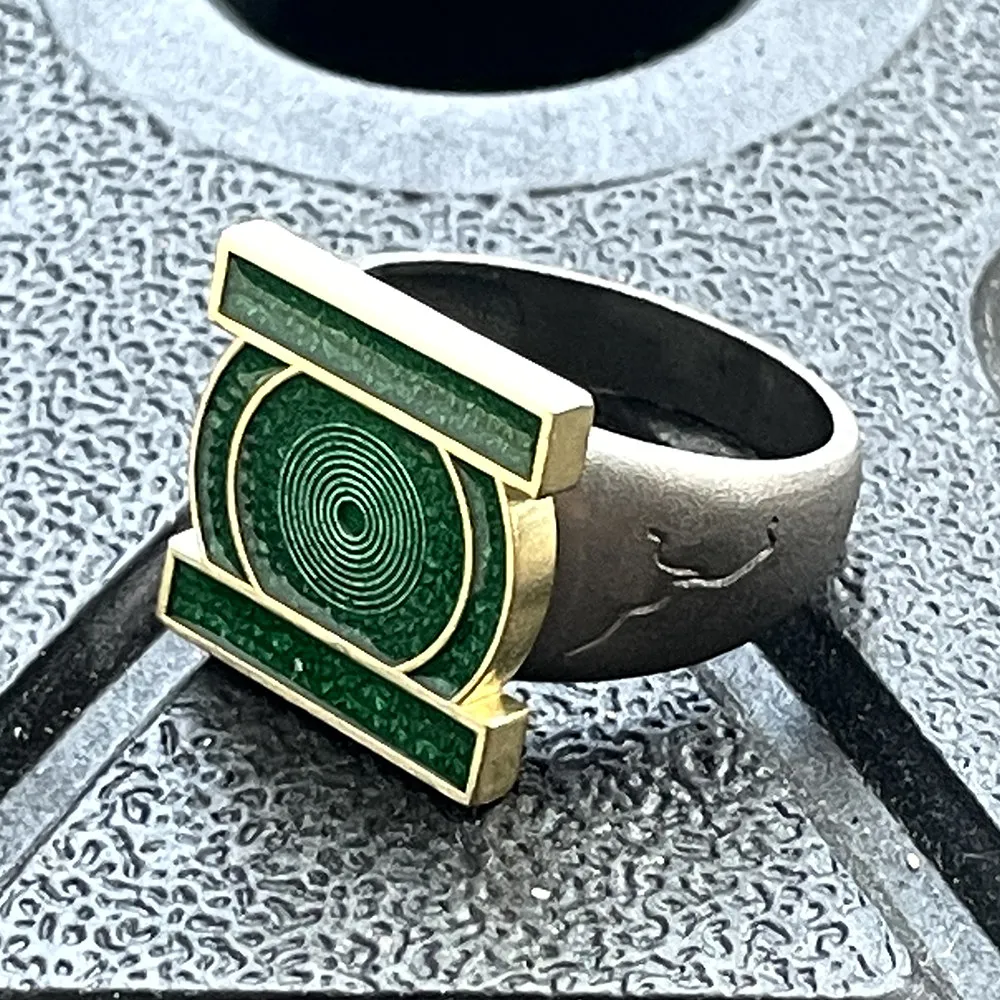 【Ships In 24h】2026 Lanterns Green Lantern Corps Ring Metal Cosplay Dc Tv Series Official Collectible Prop Cosplay Costume Decor