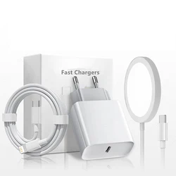 Original 30W Type C Charger For APPLE iPhone 14 13 12 11 15 Pro Max X XS XR 7 8 Plus Magsafe Wireless Fast Charging iPhone Cable