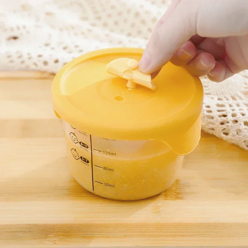 Scaled Supplementary Food Box Fresh-Keeping Storage Box Baby Bowl Baby Special Tableware Fresh-Keeping Bowl