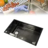 Smart Kitchen Sink Thickened Large Capacity Washbasin Stainless Steel Digital Display Kitchen Sink Brushed  for Kitchen 1