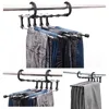 Magic Closet Hangers 1pcs Trousers Pants Hanger Multi-Function Retractable Closet 5 In 1 Wholesale 1
