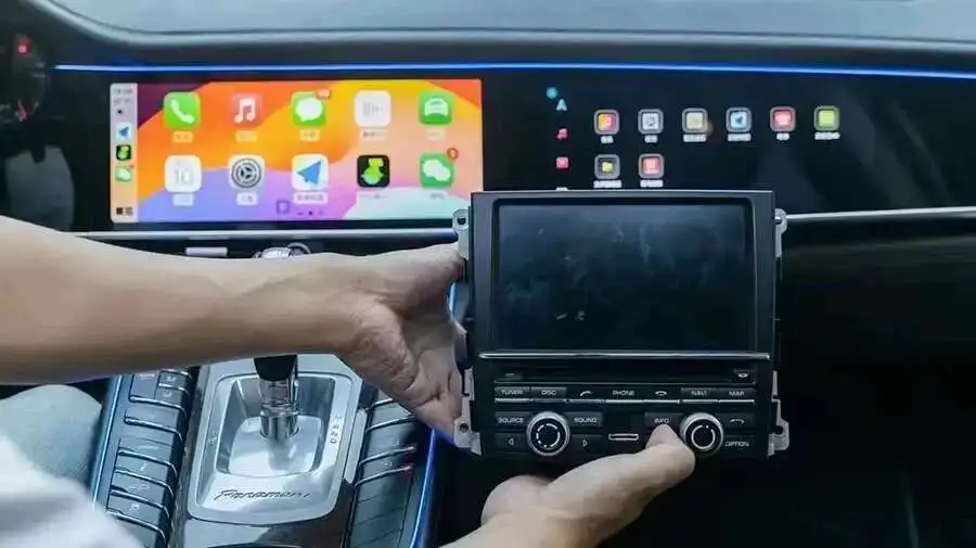 Carplay For Porsche Panamera 970 Upgraded Interactive Dual Screen 12.3 Inch + 11