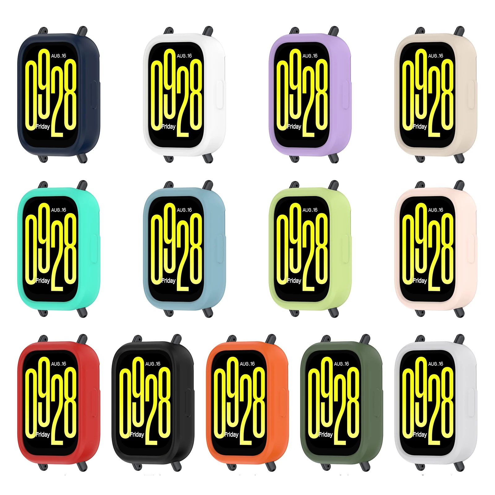 Premium Silicone Strap Case Replacement for Smart Watches - Durable and Stylish Watchband Accessories