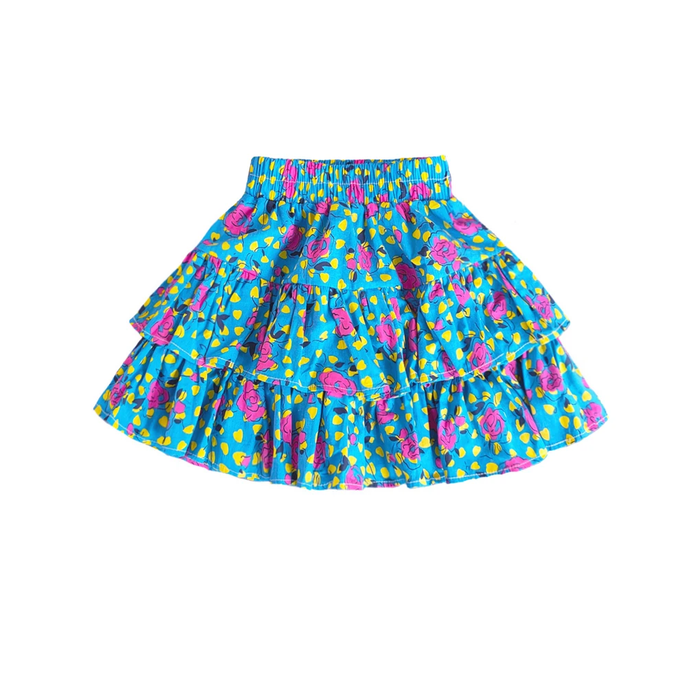 Sweet Girls Princess Ruffled Cake Skirts for Summer