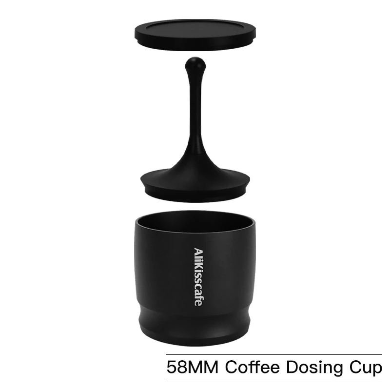 موزع قهوة اسبريسو احترافي 58 مم - أداة توزيع وتجان...