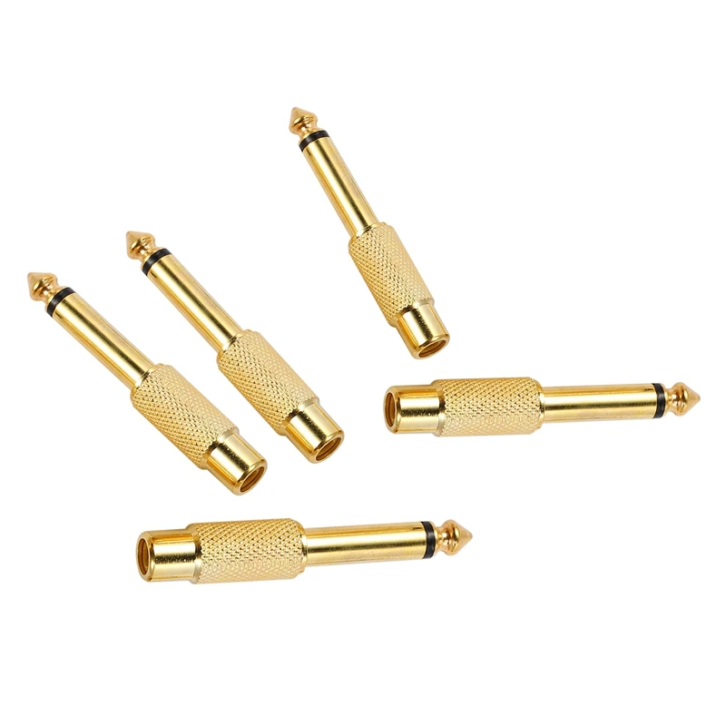  ׷  Ŀ ÷, ݵ 6.35mm, 1/4 ġ, RCA   ÷, 6.5mm , TS   Mi, 5X