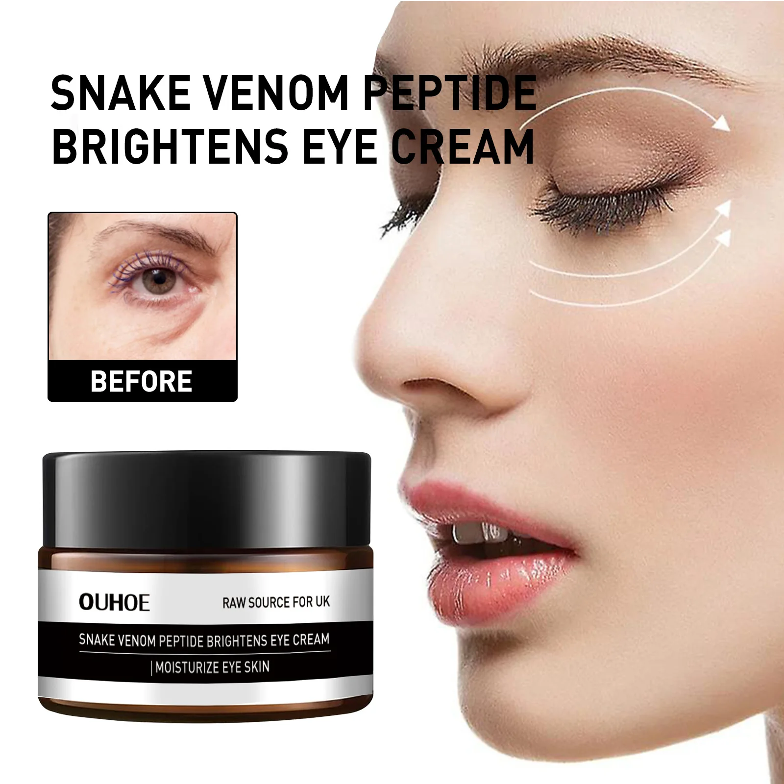 

Anti-Wrinkle Eye Cream Get Rid Of Dark Circles Lighten Fine Lines Remove Eye Bags Puffiness Anti-Aging Serum Firming Eye