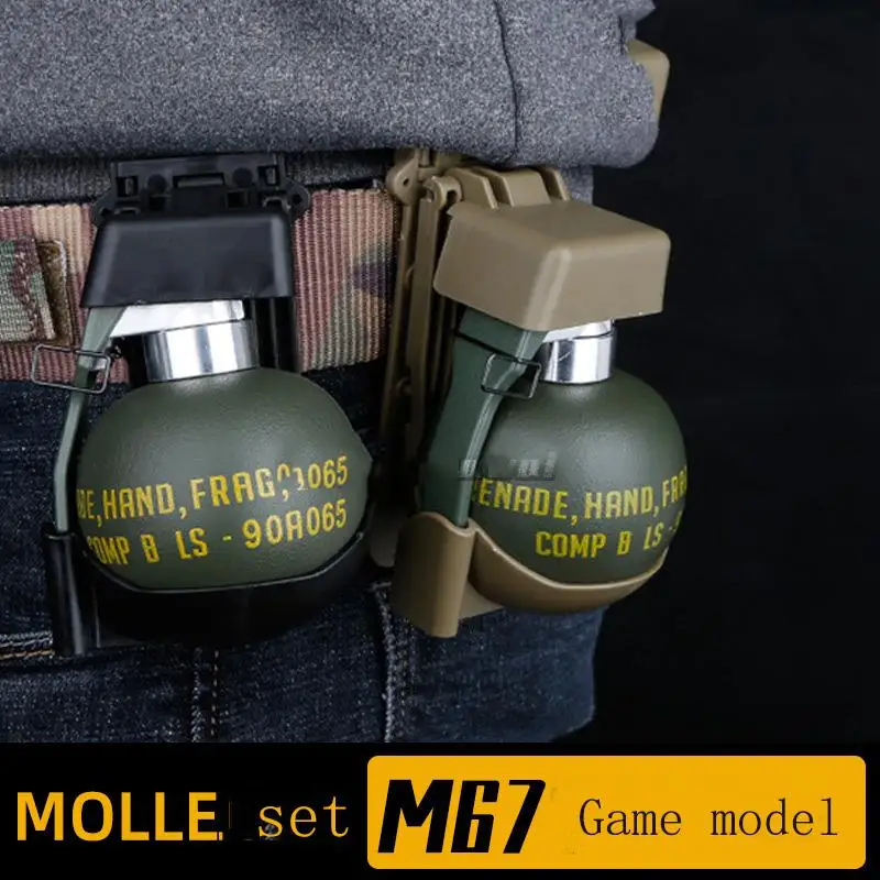 OutdoorPaintballTacticsM67GameModelFilmandTelevisionPropsDressedAsMolleAggravated