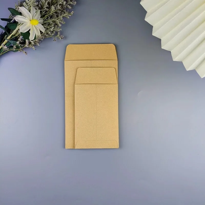 Mini Envelope Solid Pure Color Pouch Kraft Paper Bags Wedding Party Invitation Greeting Cards Paper Gift Packaging Bag Guest