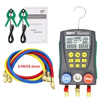 Manomètre de réfrigération numérique, détecteur de température de climatisation, kit d'outils de test de pression sous vide multifonction 1