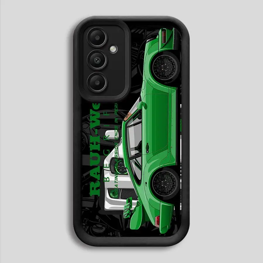 Soft Cover Phone Case with Japan JDM Sports Design