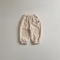 2025 شتاء جديد الطفل الصوف السراويل لطيف الرضع بناطيل تدفئة أطفال بنين بنات سراويل تقليدية طفل سراويلي حريمي ملابس الأطفال 6