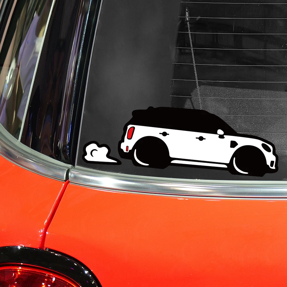 Adesivo Per Auto Per Mini R56 Cooper S JCW GP Decalcomania In Vinile Pellicola In Vinile Creativa Decorazione Esterna Accessori Decorativi Per Auto - Foto 5