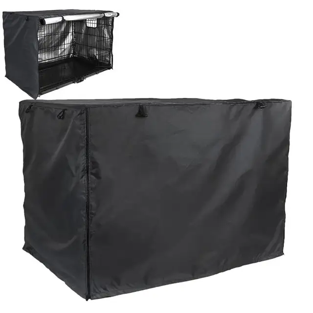 Dog Cage Rainproof Dust Covers Outdoor Universal Dog Wire Crate Cover Waterproof Sun Protection Durable Pet Kennel Case 2