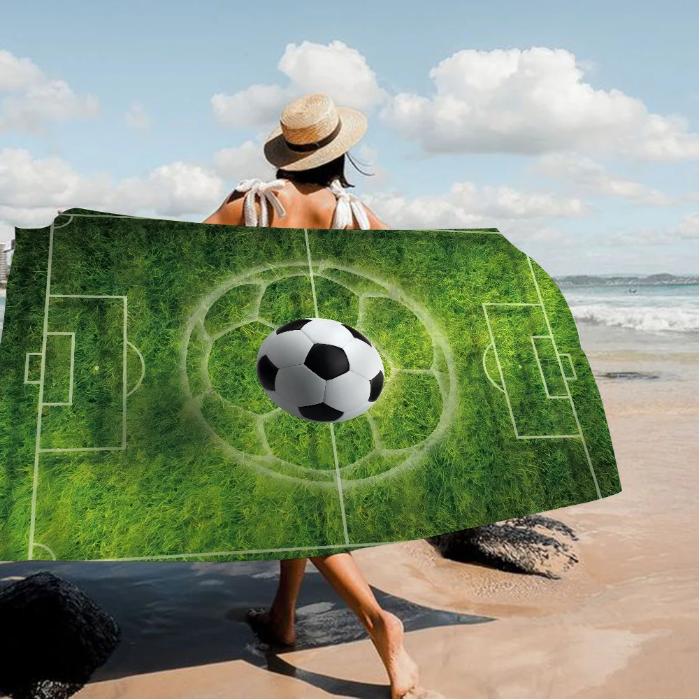 Football Field Towel Microfiber Beach Towel Absorbent Quick dry Soft Yoga Swimming Resort Mountain Climbing Towel 2