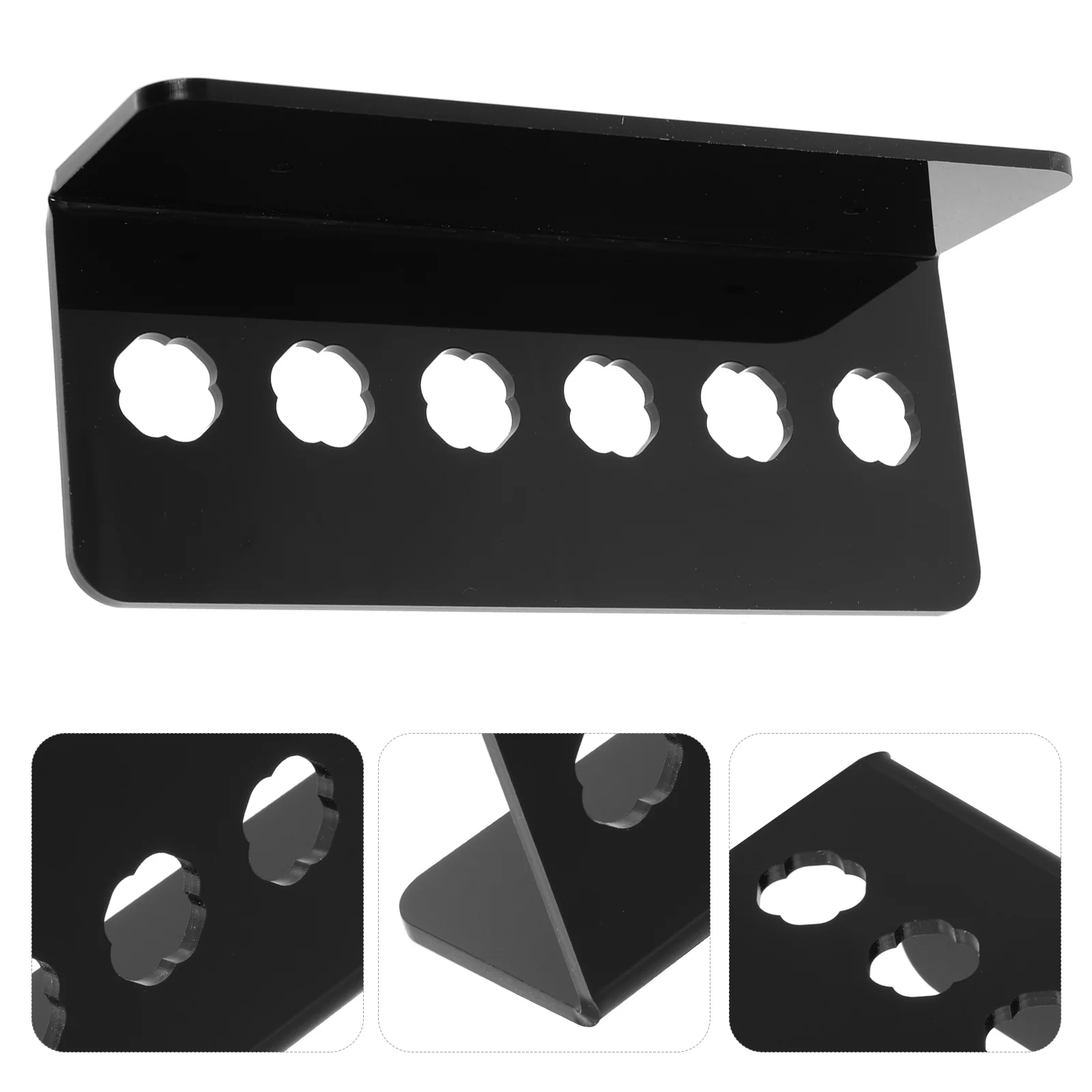 

6/8 Holes Barber Scissors Storage Rack Salon Acrylic Scissors Holder Rack Shear Holder Hairdresser Scissor Organizer Rack