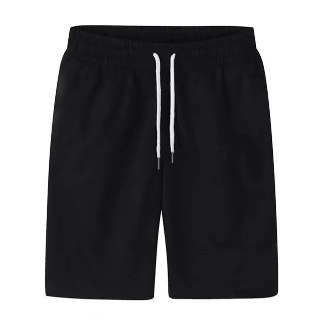 Mens Sports Pocket Solid Drawstring Board Trunk Beach Short Pants Shorts Summer Thin Trousers Zippered Pocket Loose Sweatpants 5