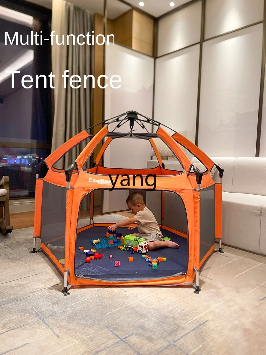 LMM Baby Tent Fence Exqline Game Fence Indoor Outdoor Small Apartment Fabric One-Click Installation Foldable