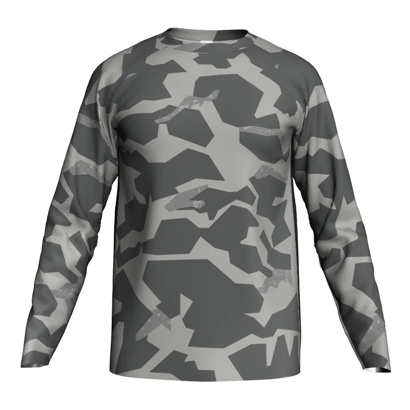 

Camo Long Sleeve Shirt for Men, Motocross Downhill Jersey, Mountain Bike Mx Shirt, MTB, Offroad, DH Sport Wear, Bicycle Race Top