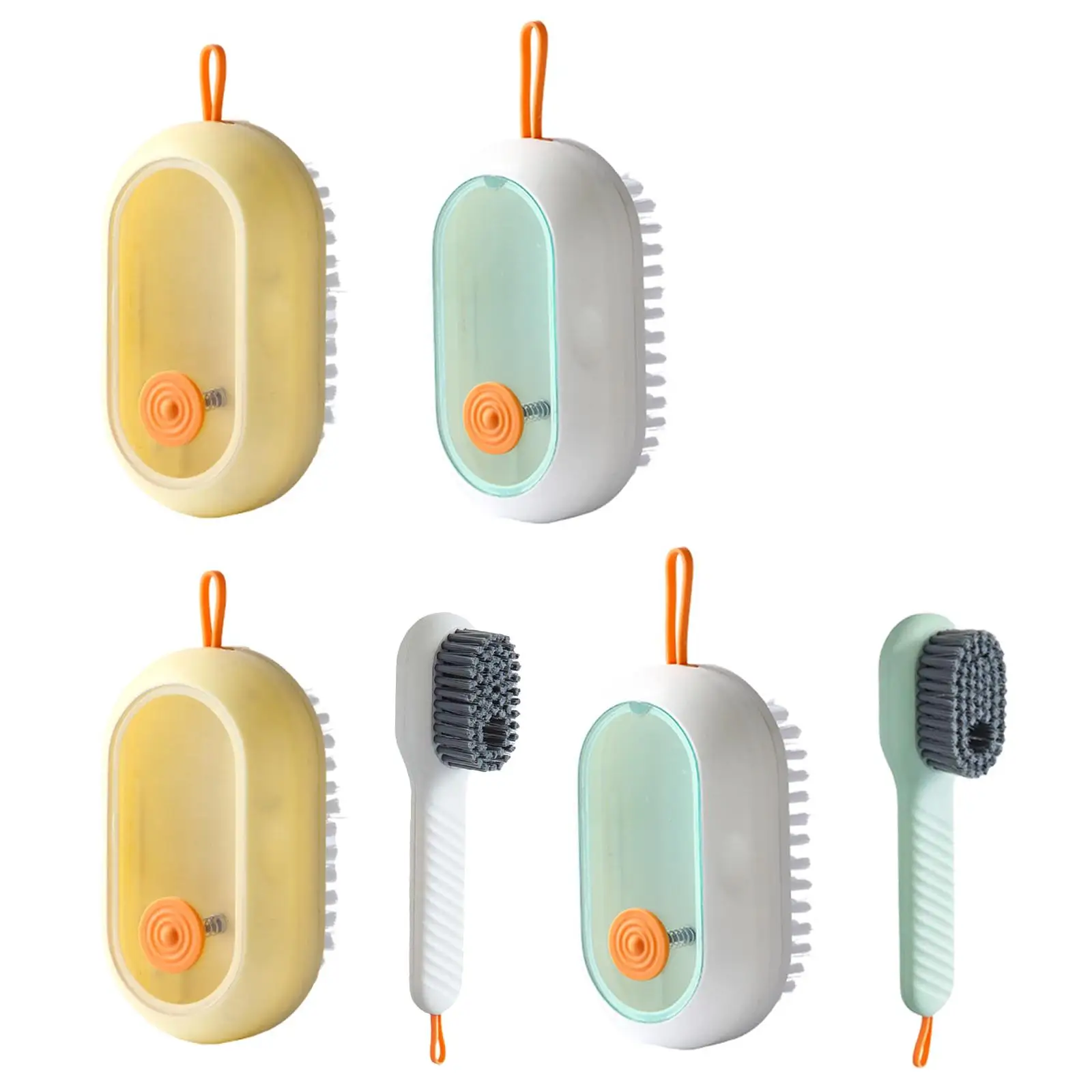 휴대용 비누 디펜서 포함 청소 브러시