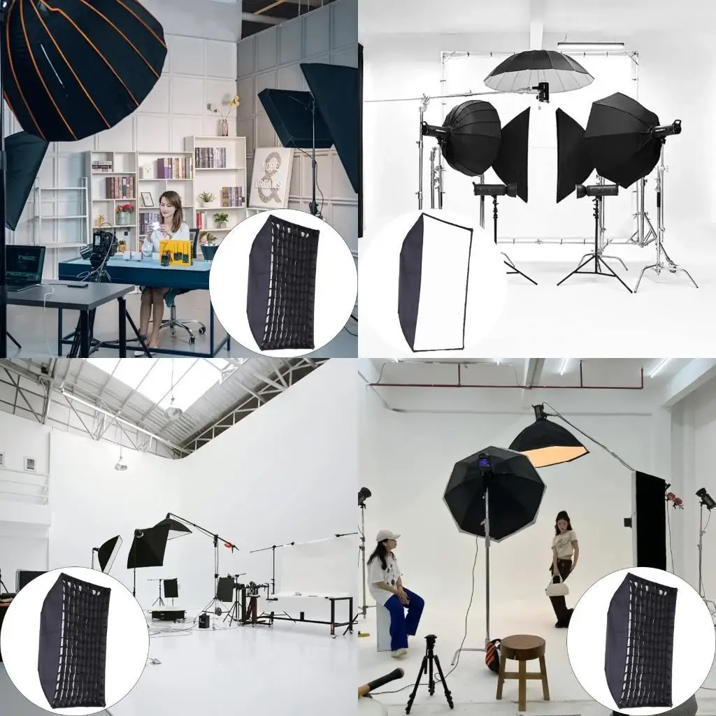 전문 스튜디오 사진 조명을 위한 E56B 고품질 직사각형 소프트박스