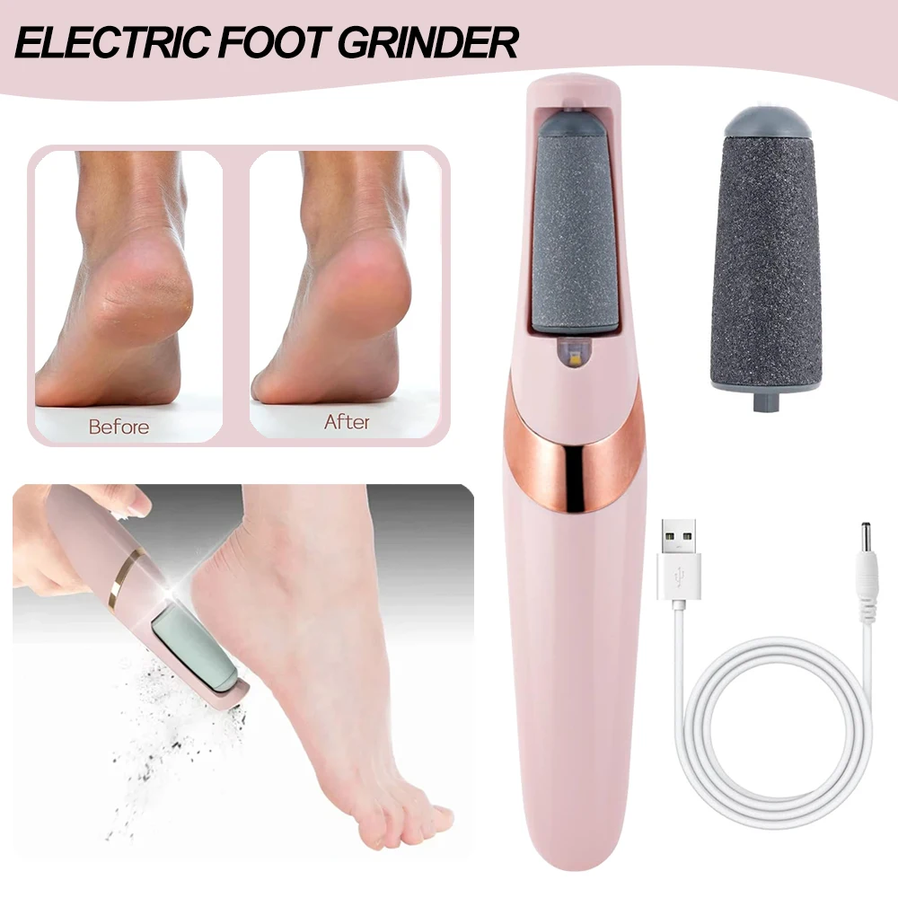 Electric Foot Callus Remover Rechargeable Pedicure Tool Waterproof