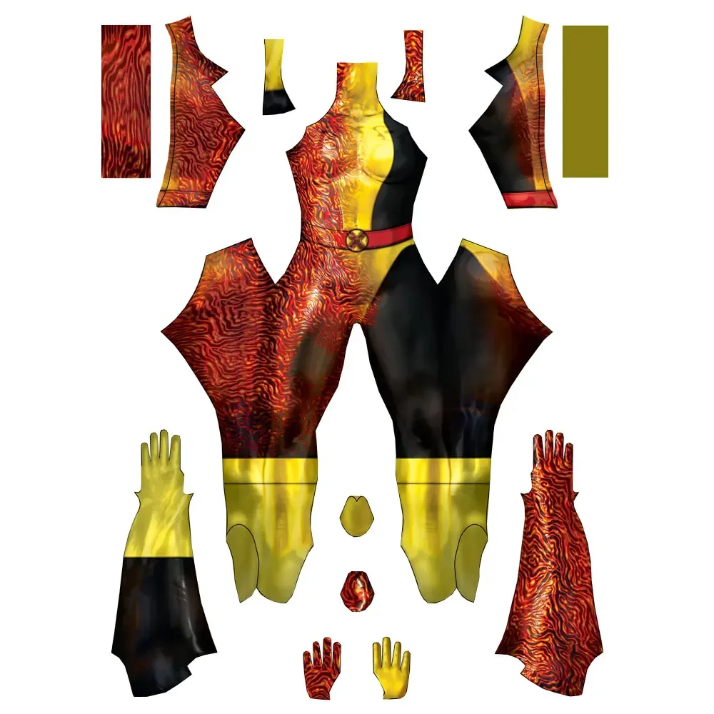thumbnail image 1 of Disfraz de superhéroe x-men para mujer, traje de Halloween, traje Zentai, monos de fiesta, 1 of 4