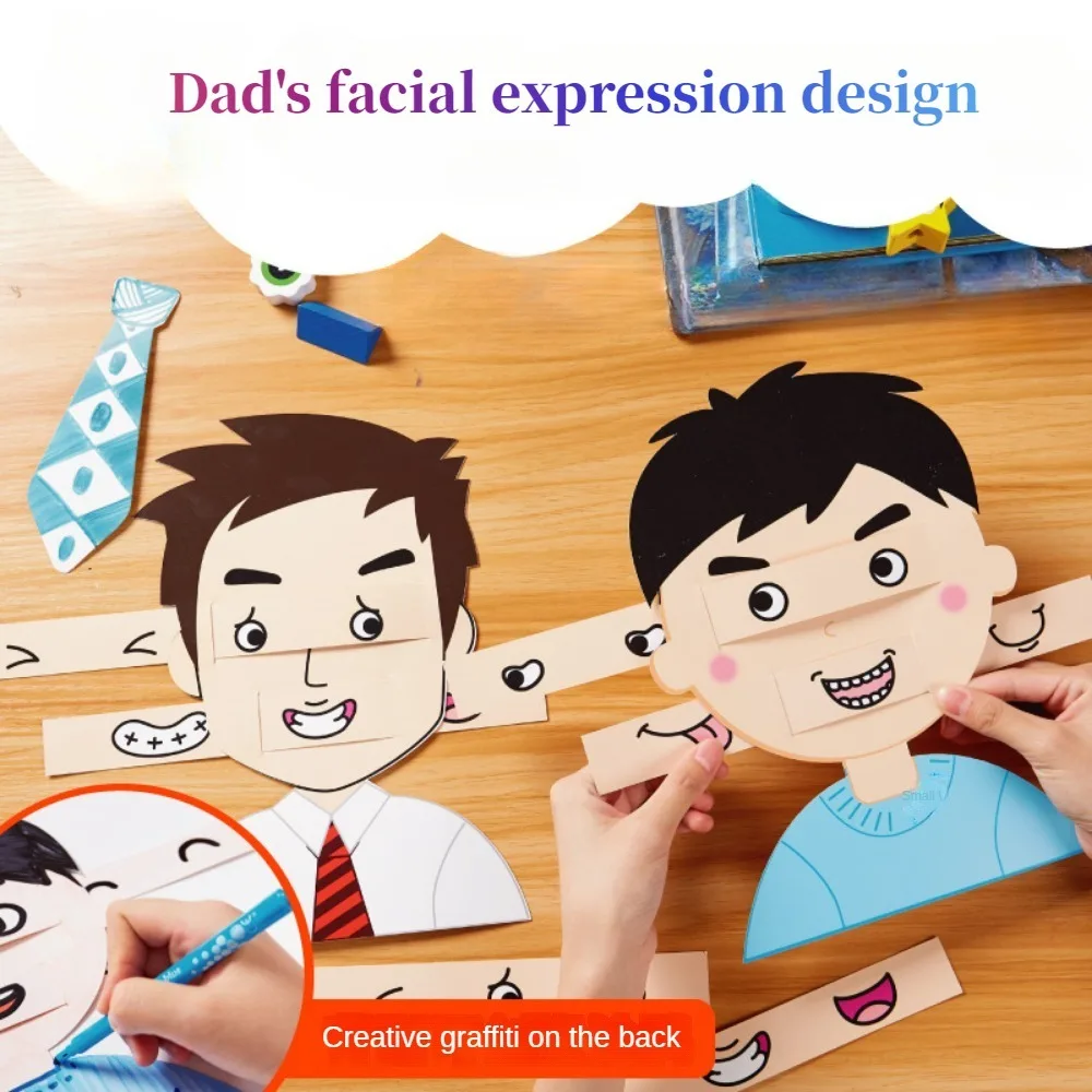 

Children's Craft Toys DIY Novelty Painting Drawing Toys Color Filling Paper Push Pull Graffiti Puzzle Educational Toys for Kids