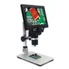 1200X Digital Microscope 12MP Electronic Video Microscopes 7 Inch HD LCD Soldering Phone Repair Magnifier Metal Stand 2