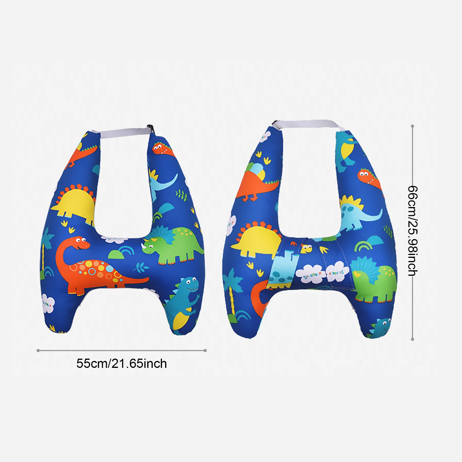 Cartoon Dinosaur Children's Model Car Headrest car headrest car pillow car seat belt pillow baby car seat pillow car neck pillow Nap Shoulder Belt Cushion Neck Cover Travel Interior Accessories
