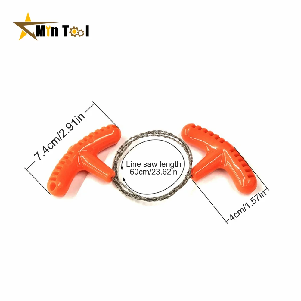 Outdoor Manual Hand Steel Wire Saw Survival Tools Hand Chain Saw Cutter Camping Emergency Gear Steel Wire Kits Tool multi purpose saw hand saw steel rope chain saw handheld saw