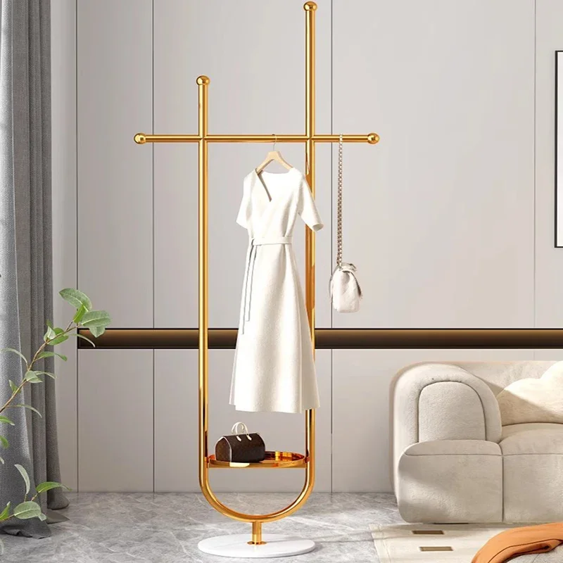 Standing Coat Rack Wall Jackets Dining Chair Clothes Holder Shelf Hanger Floor Baobao Bag Dress Room Hanger Coats Racks Pants