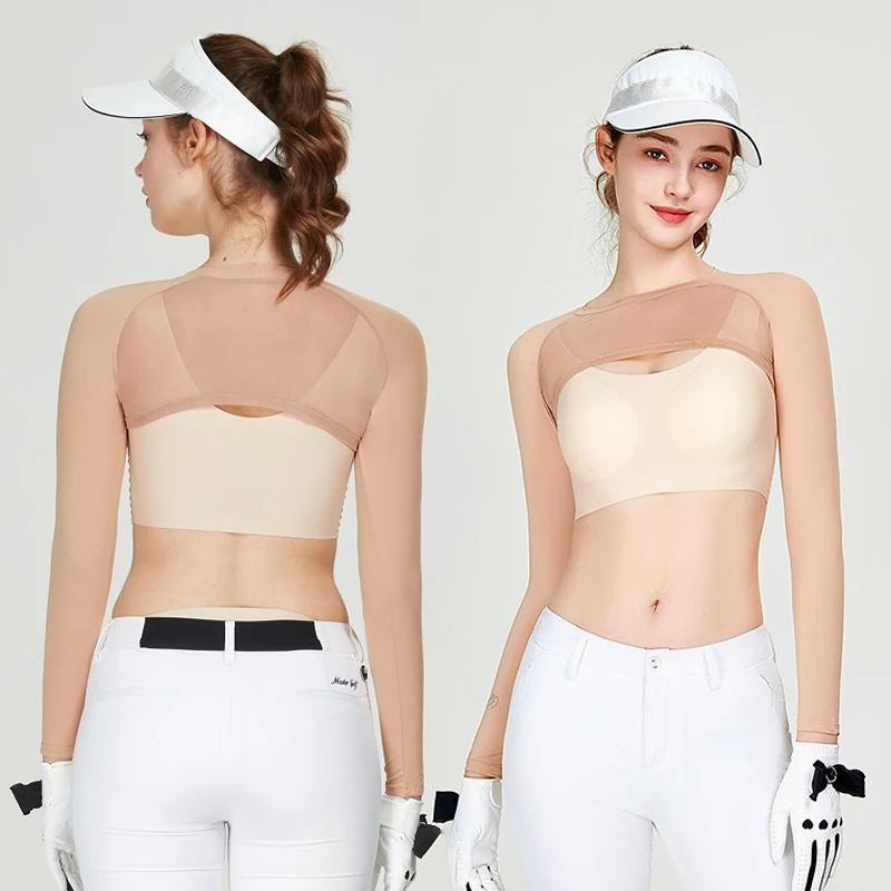 MG Summer Golf Ladies Long-sleeved Cooling Shirts With women golf polo shirt