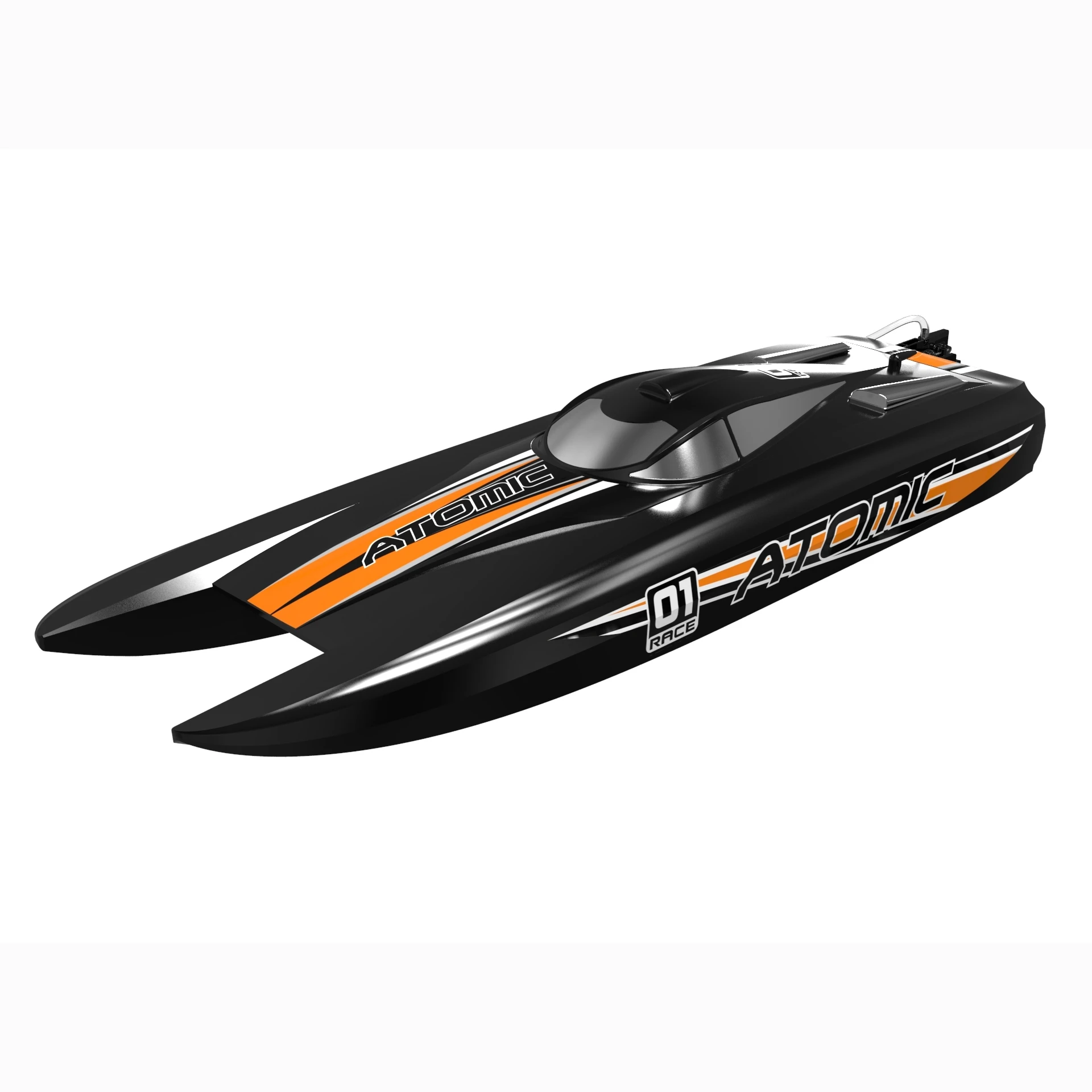 Bateau RC 100 km/h électrique rapide, jouet radiocommandé pour enfants et adultes