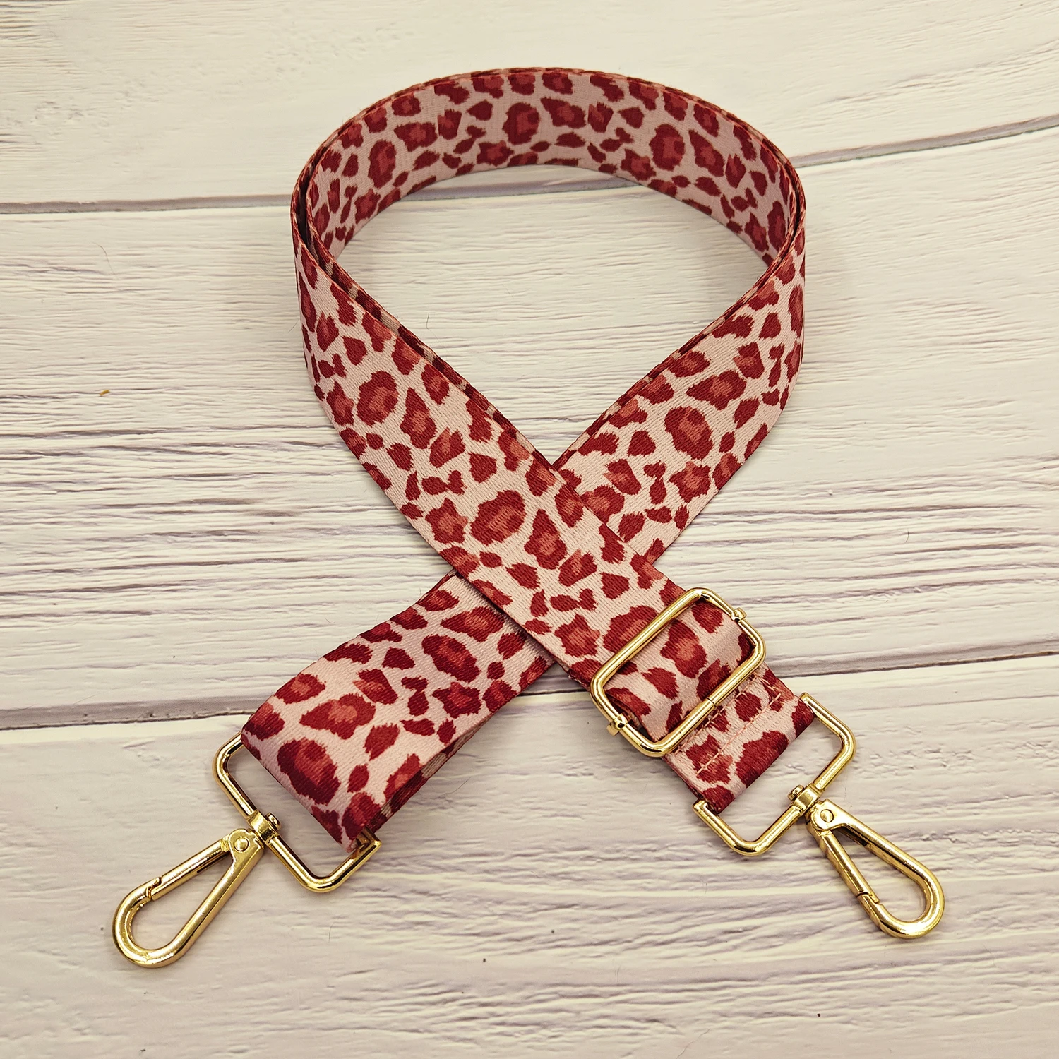 Fashionable and Versatile Leopard Print Shoulder Strap, Adjustable Single Shoulder Bag Strap, Replaceable Luggage Accessories