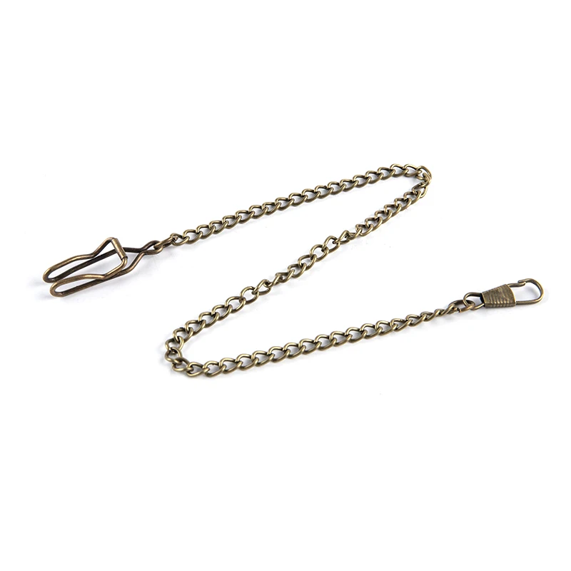 Antique Bronze Alloy Pocket Watch Chain