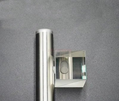 Physics teaching Beam splitting prism 25*25*25mm 1:1 semi-reflective semi-transparent prism Material cube Glued