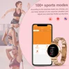 1.04 inch AMOLED Screen Fashion Ladies Smart Watch Screen Always Display Bluetooth Call Smartwatch Metal Body Small Screen Watch 2