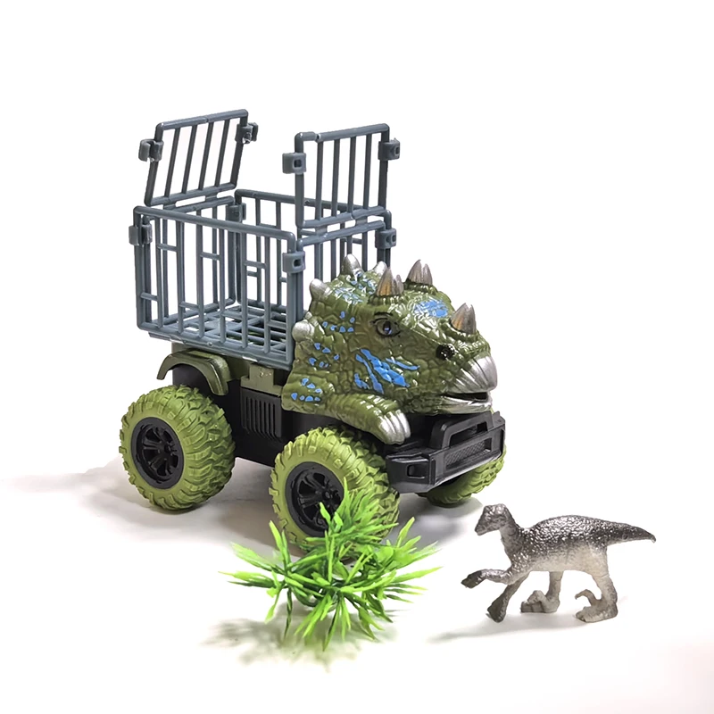 T‑Rex Inerti Dinosaur Lastbil med Dino Figur – Inertial Monster Truck Legetøj til Småbørn