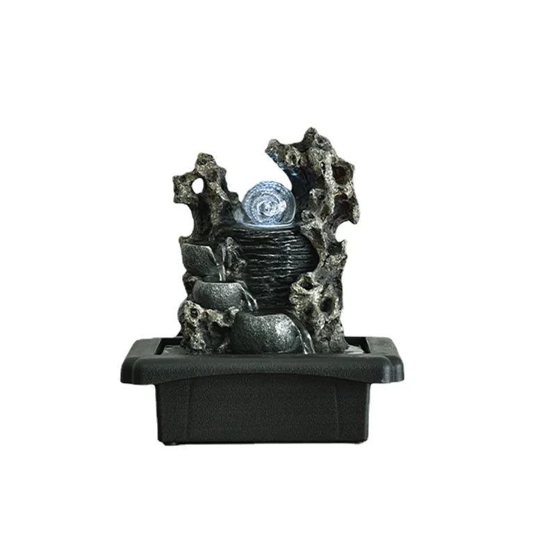 

Water Lucky Decoration Desktop Small Fountain Home TV Cabinet Decoration