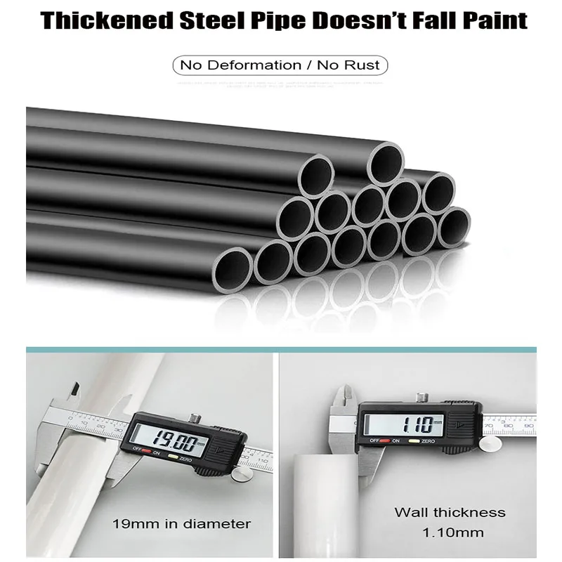 Garment Rack Free-standing Clothes Rack with Top Rod,Coat Rack Clothes, Hanger Wardrobe ,Clothes for Rack Lower Storage