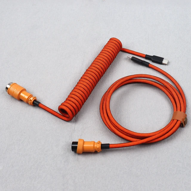 Lano C TO C end คีย์บอร์ดแบบกลไกหัวเชื่อมต่อสายเคเบิ้ลคอนเนียเตอร์ชนิด C อินเตอร์เฟสของขวัญสำหรับประสบการณ์เกมไอเดีย 1