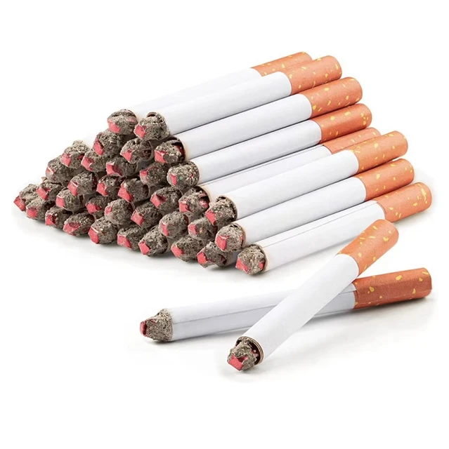 FAUSSES CIGARETTES BLAGUE FARK FAGS EFFET FUMÉE ALLUMÉ FIN NOUVEAUTÉ ASTUCE  GAG