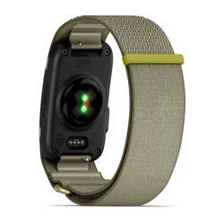 Nylon Loop Strap - Lightweight Adjustable Sports Elastic Armband Wristband - Garmin CIRQA (Yellow)